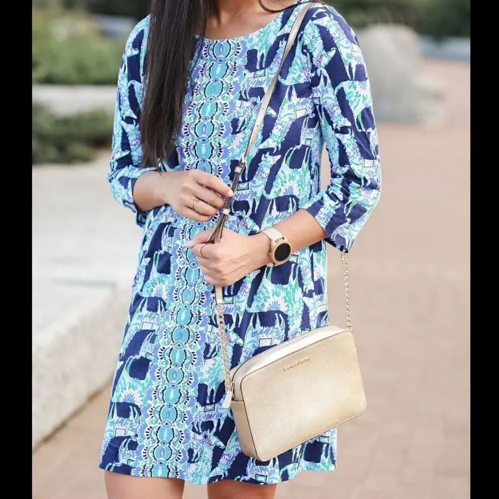 Lilly Pulitzer Alpaca My Bags Printed Dress Size XXS